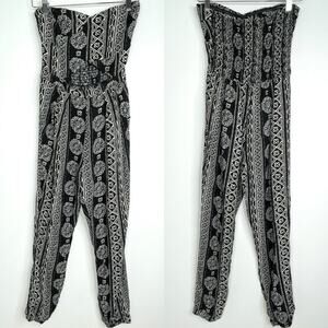 Hollister Peek-A-Boo Tribal Print Jumpsuit Small